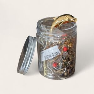 Gold Dolphin Jewelry Jar